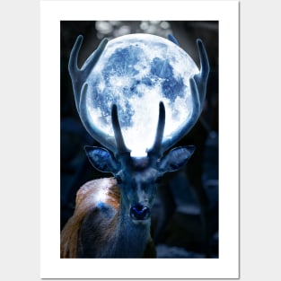 Celestial Deer Posters and Art